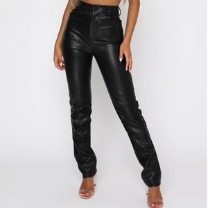 You've Got It PU Pants Black